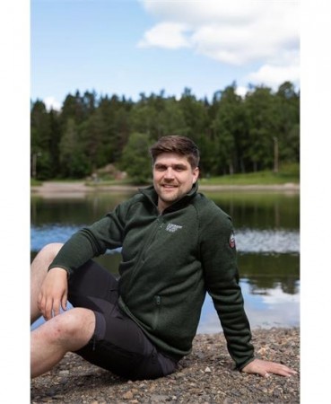 Scandinavian Explorer Fleecejakke unisex skogsgrønn