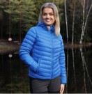 Scandinavian Explorer dunjakke lady blå med hette thumbnail