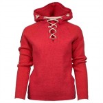 Amundsen Boiled hoodie laced woman weathered red