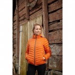 Scandinavian Explorer Dunjakke lady rustorange med hette