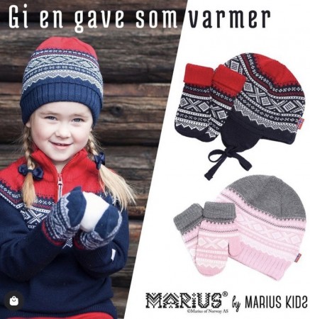 Marius Kids votter til baby og barn blå